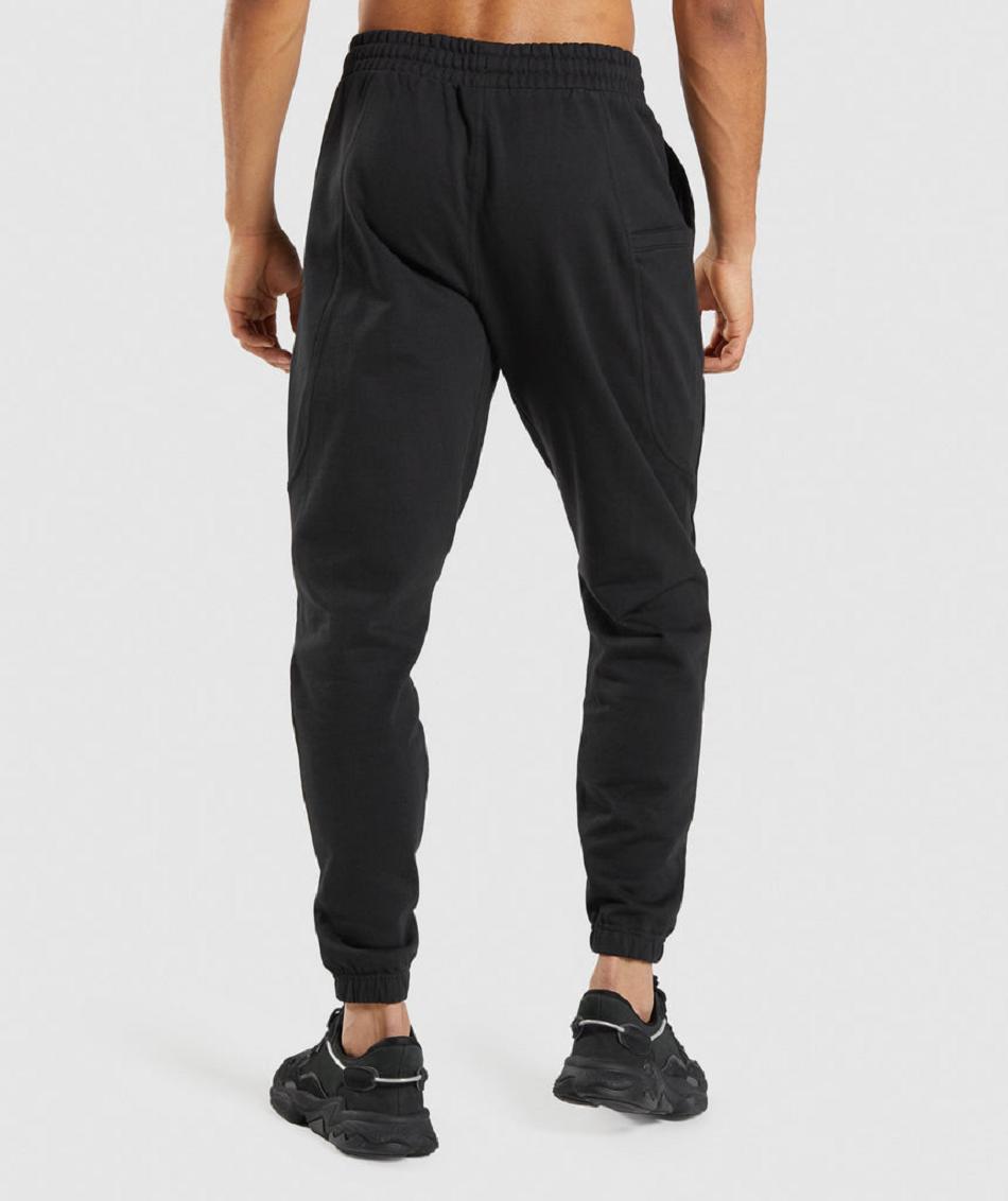 Gymshark Essential Muške Jogger Hlače Crne | HR 2953DFM